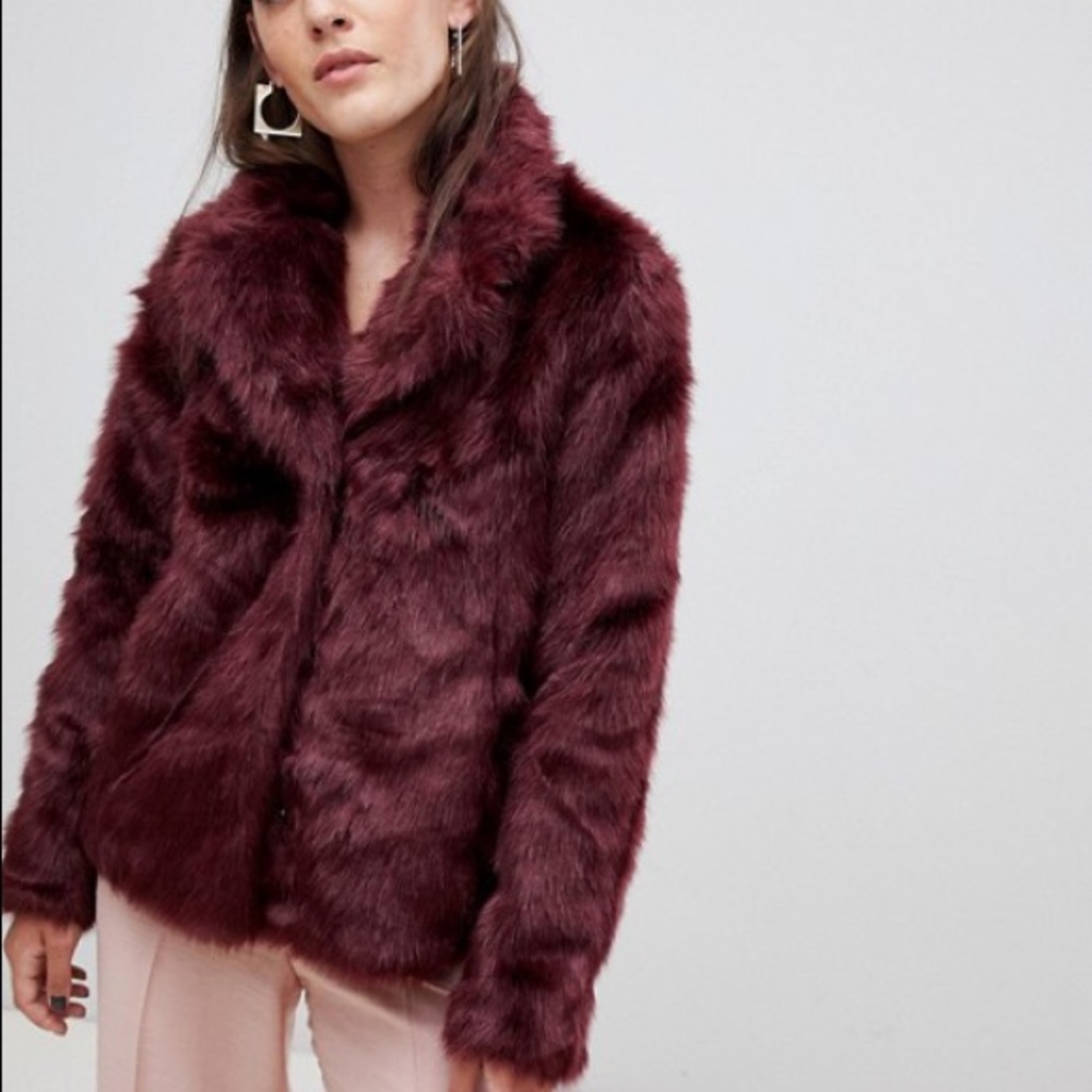 ASOS Faux Fur Coat